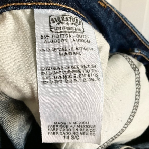 Levi’s Low-Rise Bootcut Jeans, Women’s Size 14 Short, Sweep Down Dk Wash - Picture 7 of 7